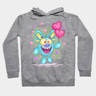 Monster with balloons Hoodie